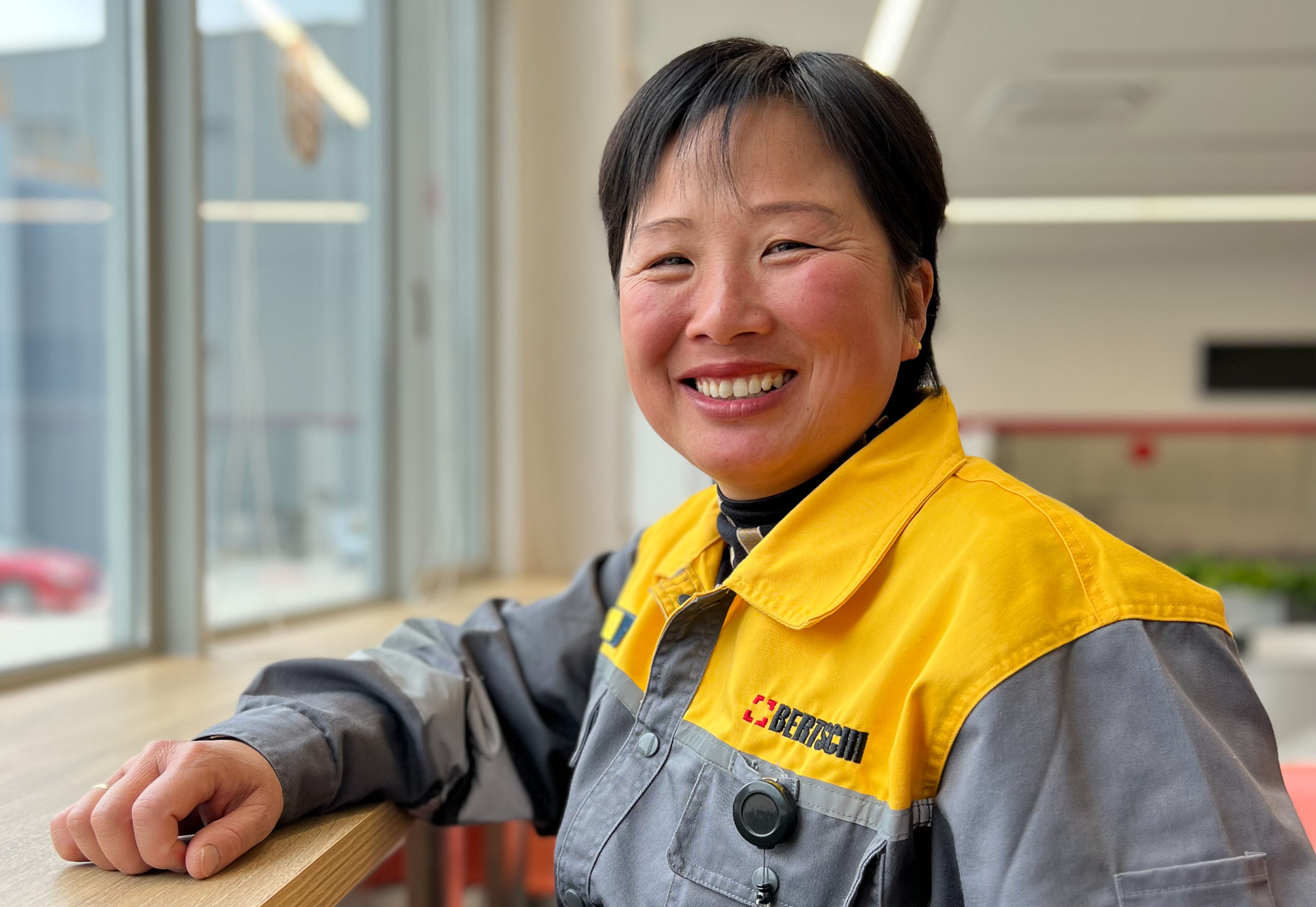 Our RMG Crane Operator at the New Bertschi Zhangjiagang Chemical Hub