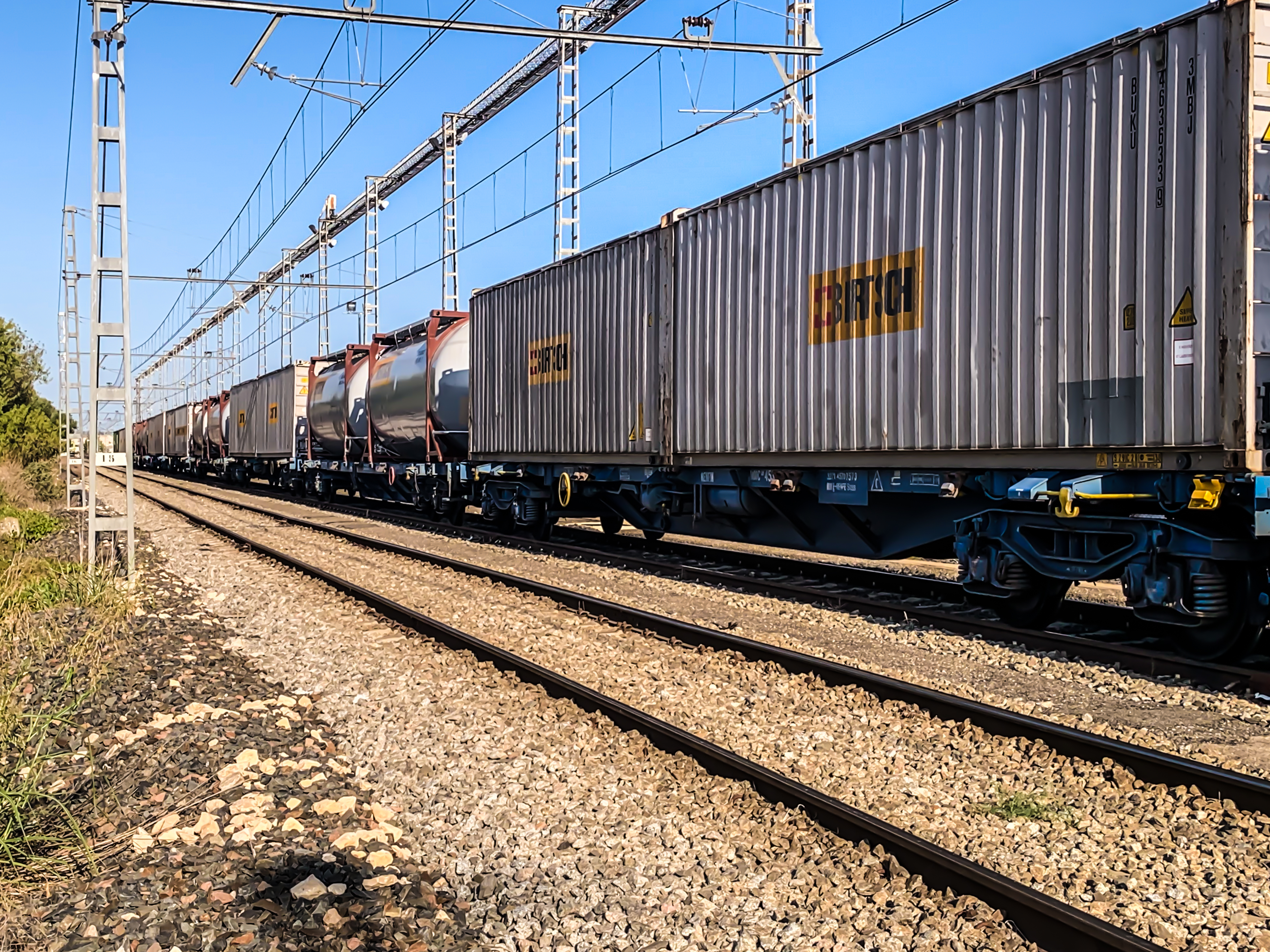 Dry Bulk Container Train Tarragona 