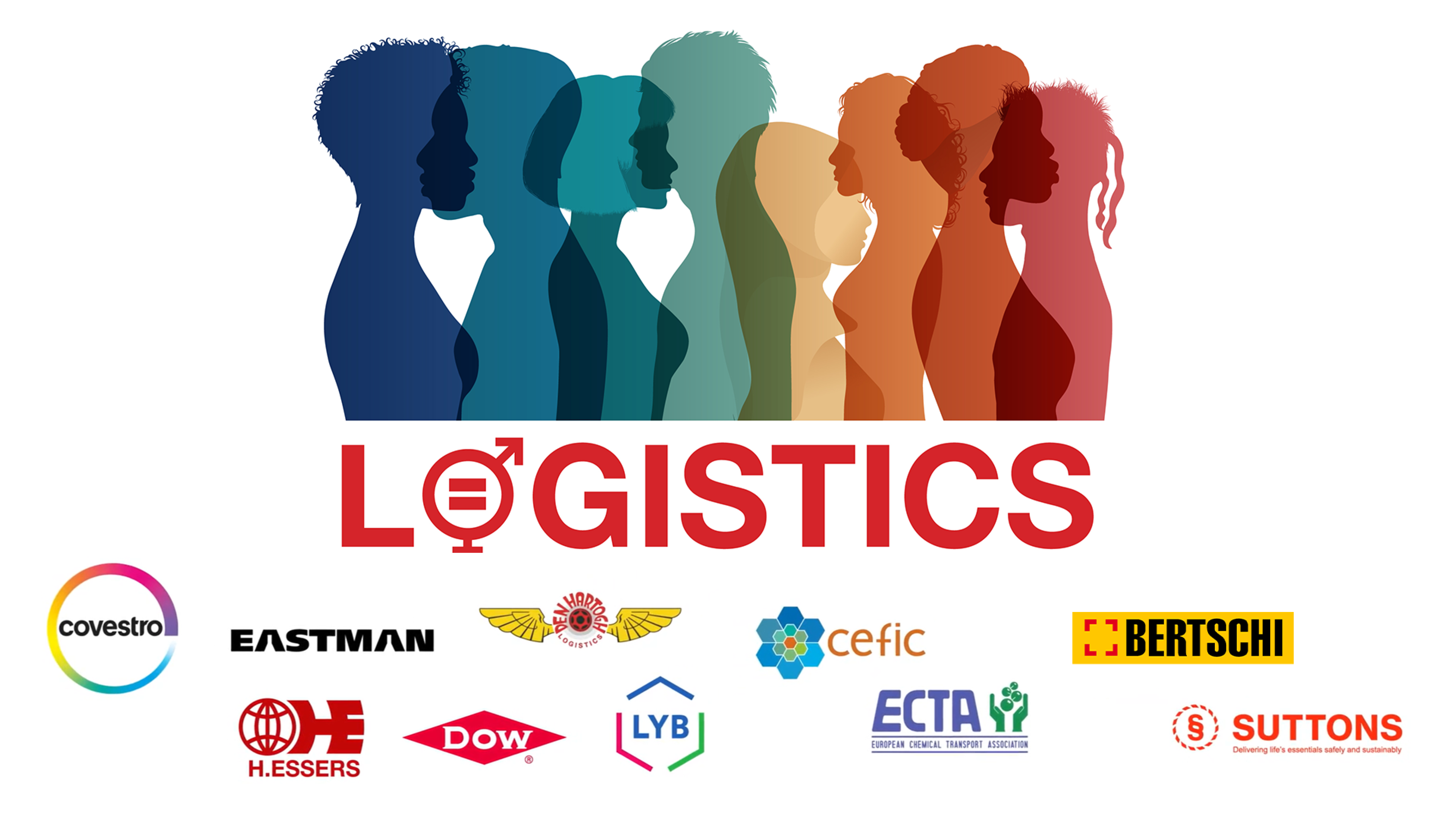 Women in Logistics Logo with partner logos below