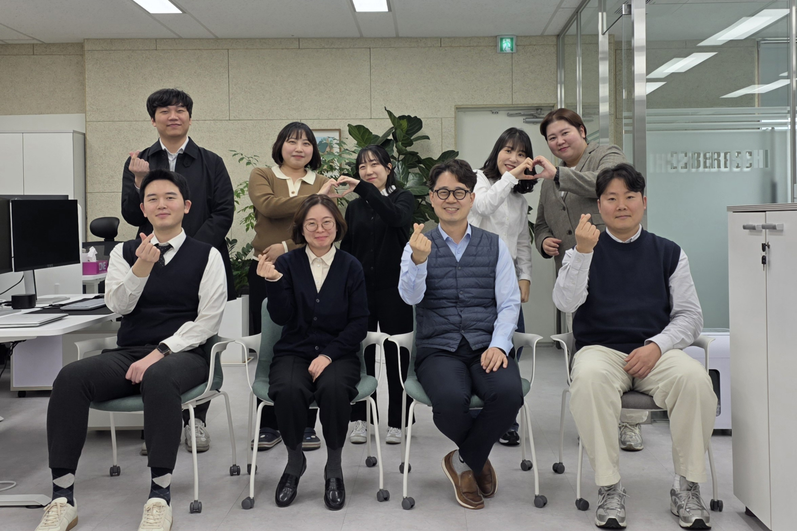 Bertschi korea team posing proudly