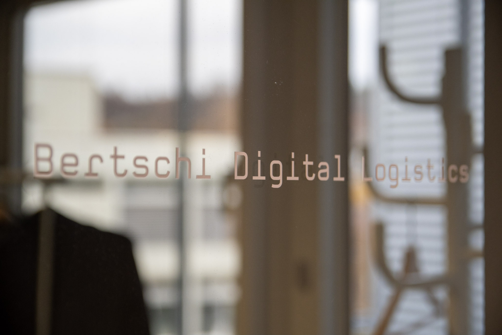 Text on a Glass Wall