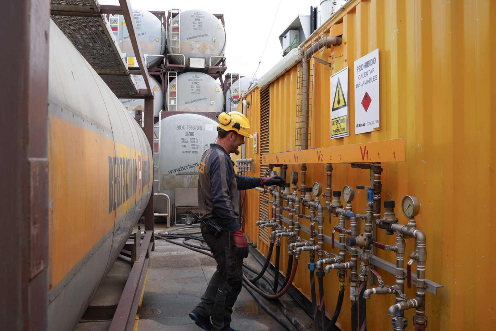 person doing something